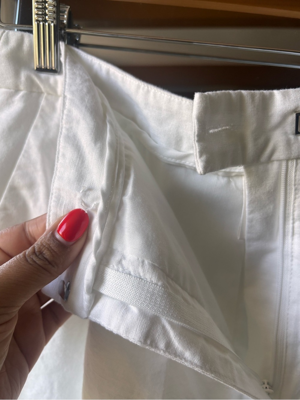 COMMENSE | linen blend trouser shorts | size xl - Picture 6 of 6